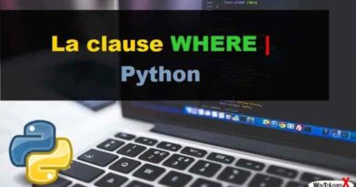 La clause WHERE MySQL avec Python
