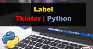 Label Tkinter Python