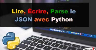 Lire, Écrire, Parse le JSON avec Python
