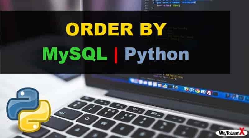 ORDER BY Trier les données avec Python - MySQL