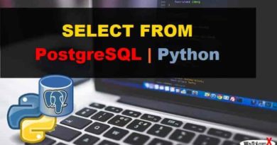 SELECT FROM avec Python - PostgreSQL