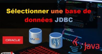 Sélectionner une base de données jdbc java