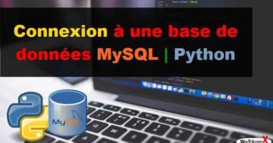 Connexion à une base de données MySQL en Python