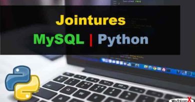 Les jointures Python - MySQL