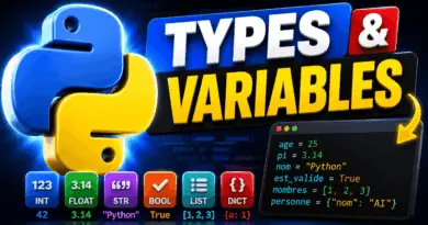 types-et-variables-python