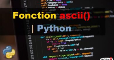 Fonction str() – Python - WayToLearnX