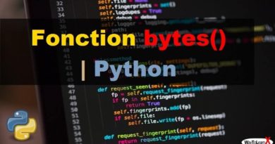Fonction bytes – Python