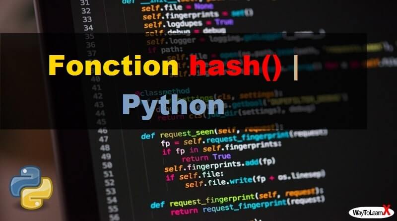 Fonction hash – Python