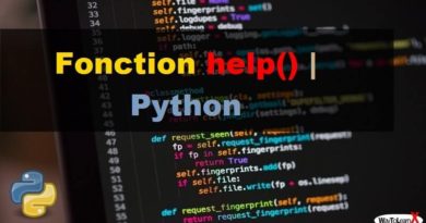 Fonction help – Python