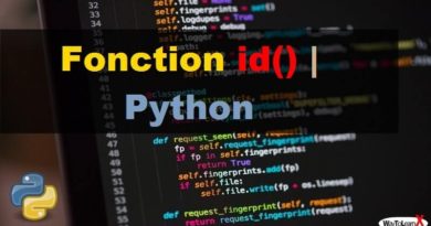 Fonction id – Python