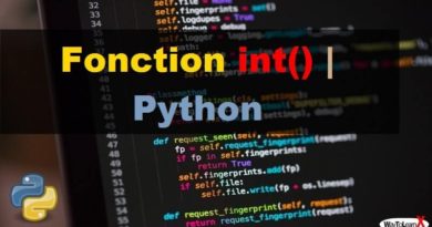 Fonction int – Python