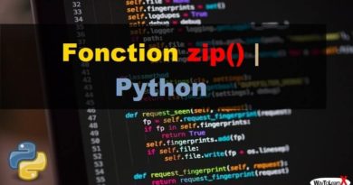 Fonction zip – Python