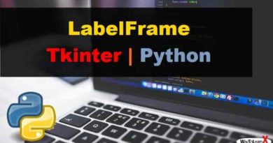LabelFrame Tkinter Python 3