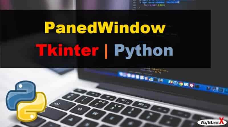 PanedWindow Tkinter Python 3