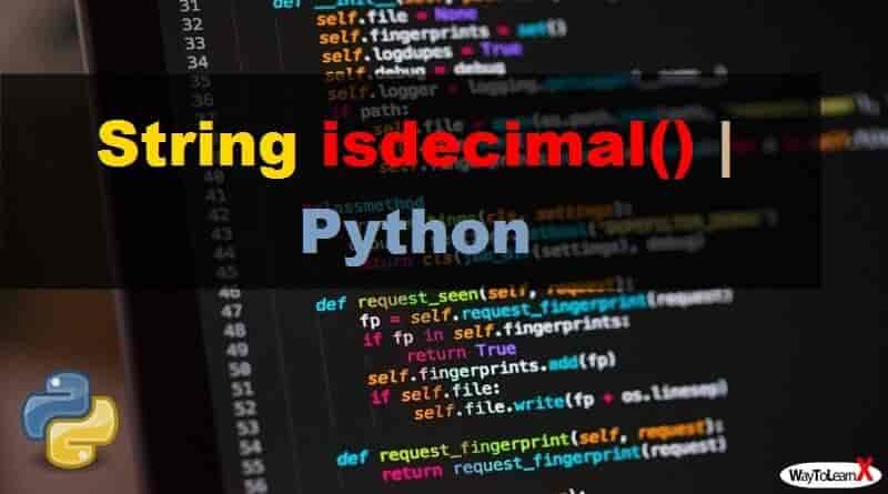 Python – La méthode String isdigit() - WayToLearnX