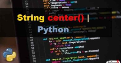 Python – La méthode String center