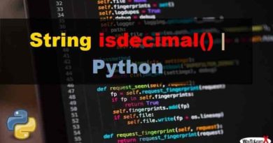 Python – La méthode String isdecimal