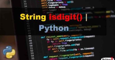 Python – La méthode String isdigit