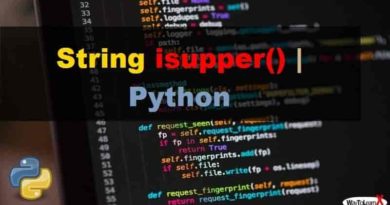 Python – La méthode String isupper