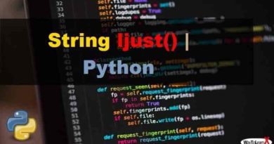 Python – La méthode String ljust