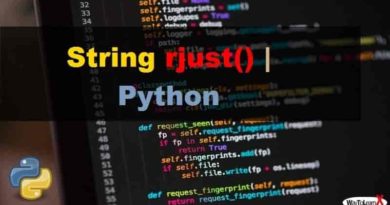 Python – La méthode String rjust