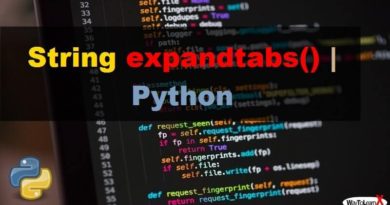 Python – La méthode String expandtabs