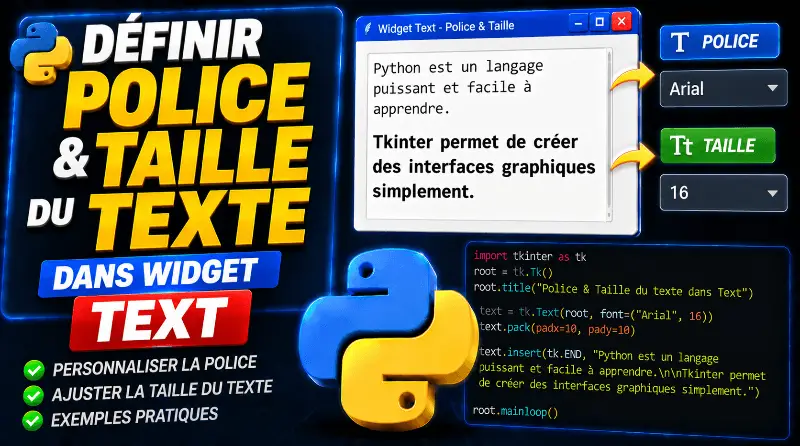 definir-la-police-et-la-taille-du-texte-dans-un-widget-text-tkinter-python