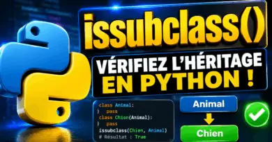 fonction-issubclass-python