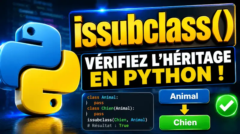 fonction-issubclass-python