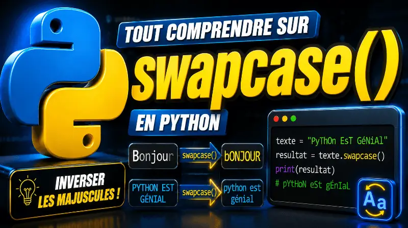 fonction-swapcase-python