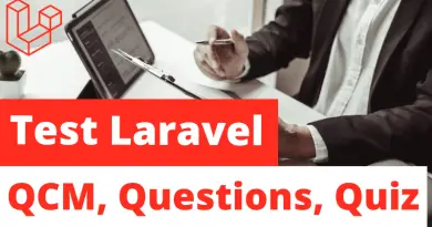 test-laravel-qcm-questions-quiz