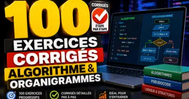100-exercices-corriges-en-algorithme-avec-les-organigrammes