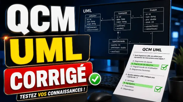 Qcm Code QCM UML Corrigé - Partie 1 - WayToLearnX